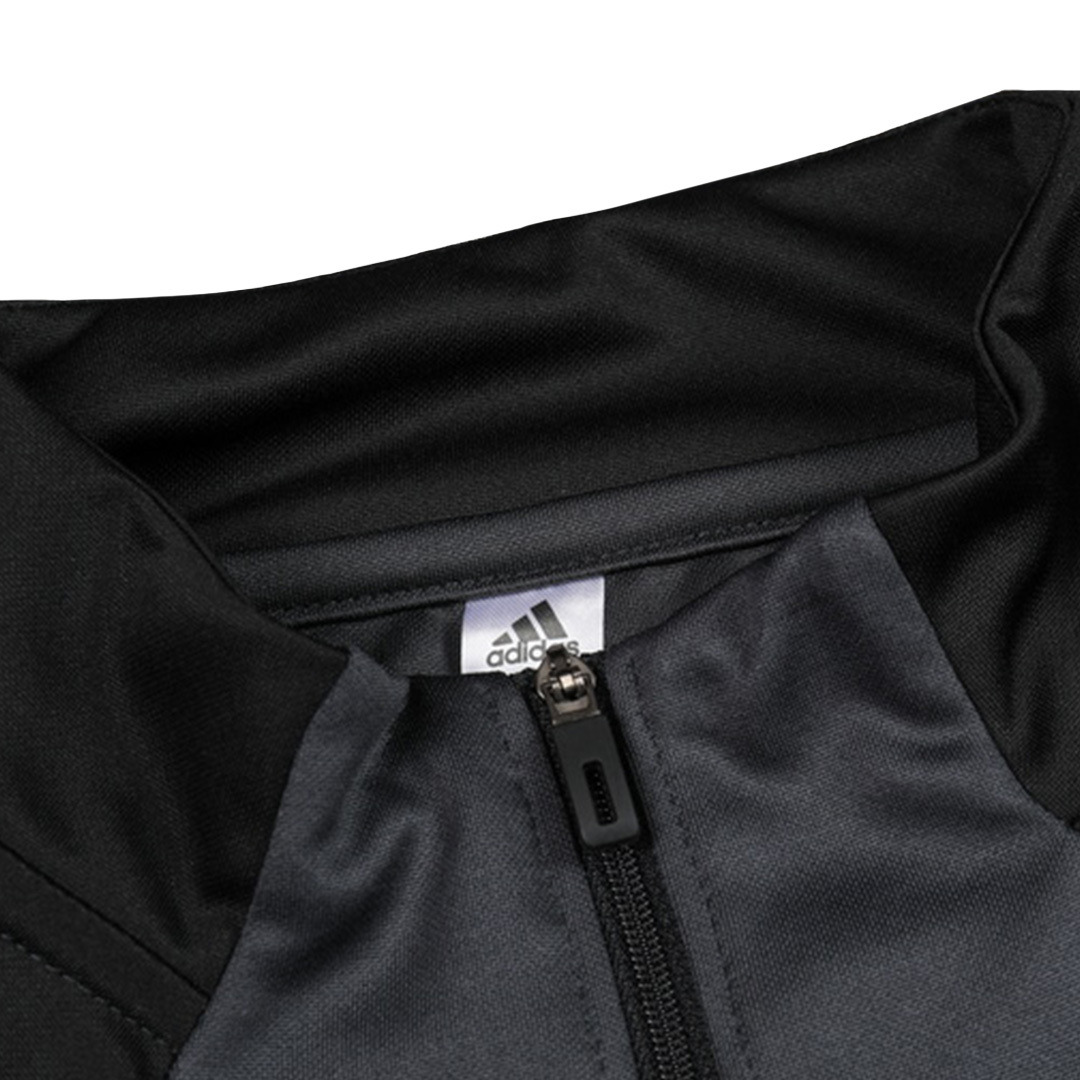 Kids Manchester United 1/2 Zipper Sweat Kit(Top+Pants) Black 2024/25 - Image 3