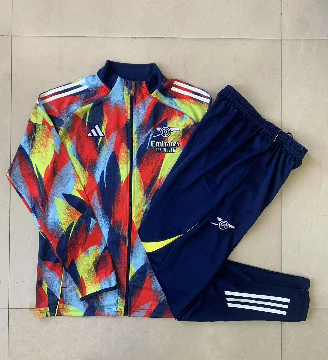Kids Arsenal Training Kit (Jacket+Pants) Colorful 2025/26 - Image 2
