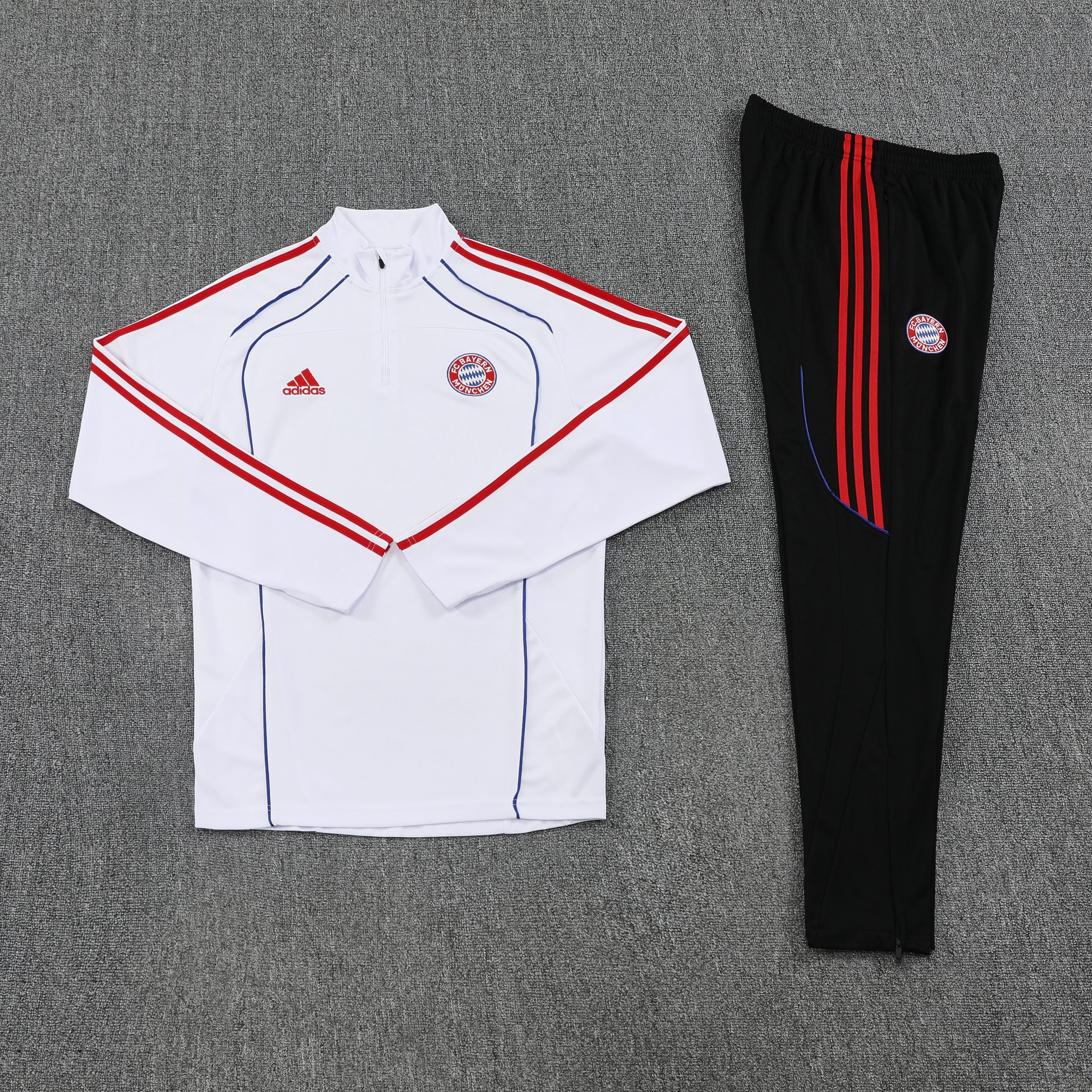 Bayern Munich UPB Training Kit (Sweatshirt+Pants) White 2025/26 - Image 5
