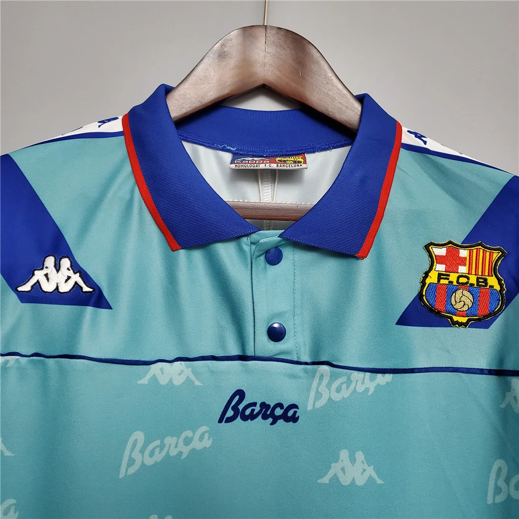 Barcelona Retro Jersey Away Soccer Shirt 1992/95 - Image 3