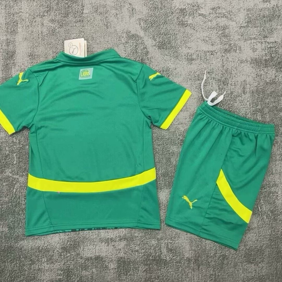 Senegal Soccer Jersey Away Kids Kit Jersey+Shorts 2025 - Image 2