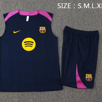 Alternative view of Barcelona Sleeveless Training Kit 2025/26