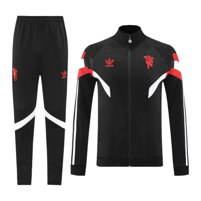 Alternative view of Manchester United Training Kit (Jacket+Pants) Black 2024/25