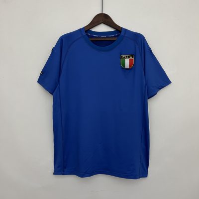 Italy Retro Soccer Jersey Home Custom Shirt 2000