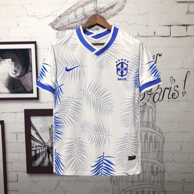 Brazil Soccer Jersey White Special Edition Custom Shirt 2025
