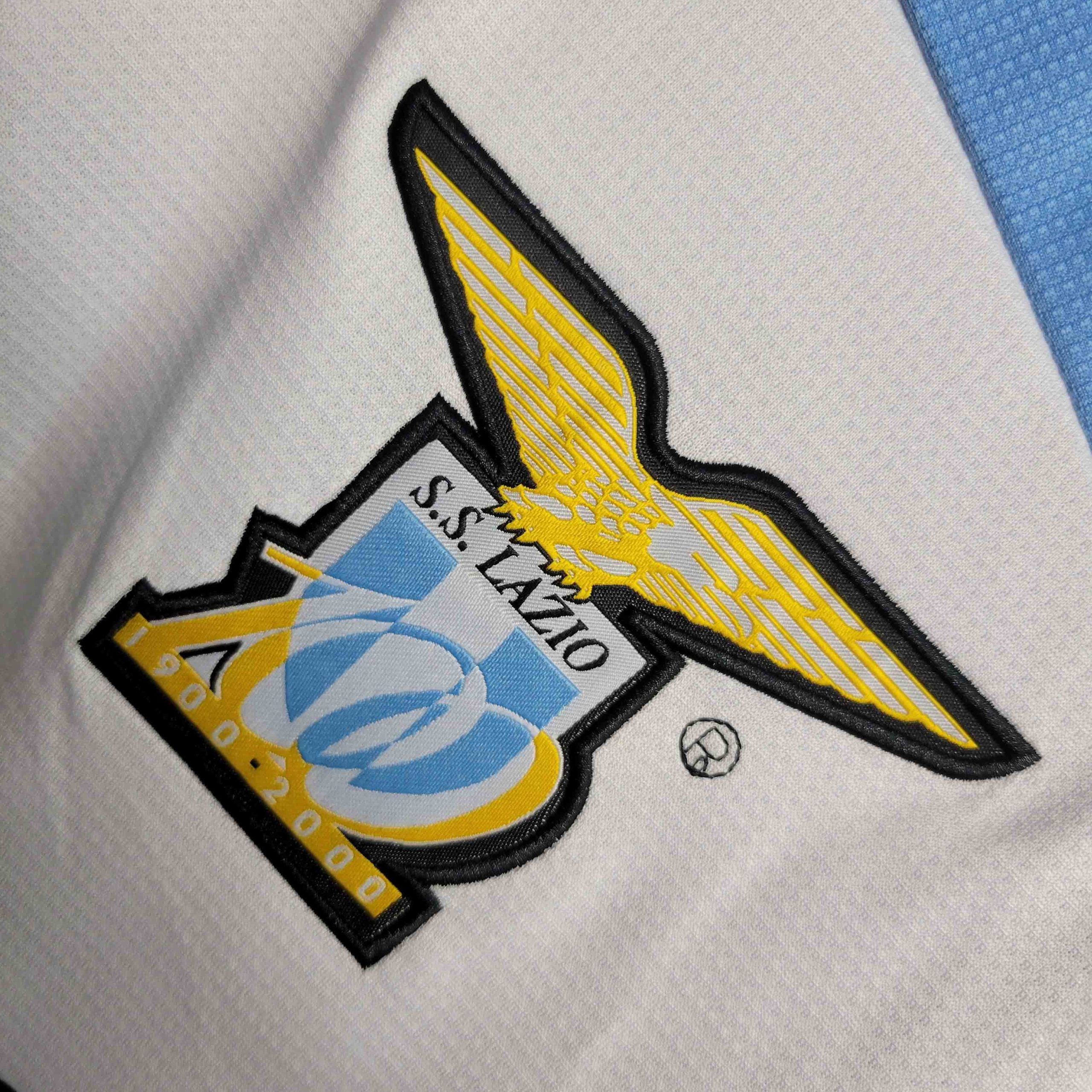 Lazio Retro Soccer Jersey Away Custom Shirt 1998-00 - Image 5