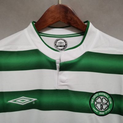 Alternative view of Celtic Retro Soccer Jersey Home Custom Shirt 2003/04