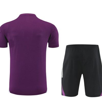 Alternative view of Manchester United Training Jersey Kit Purple 2025/26