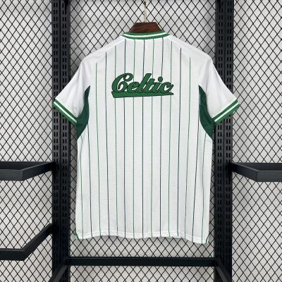 Alternative view of Celtic x US Pack Baseball Jersey Custom Shirt 2025/26