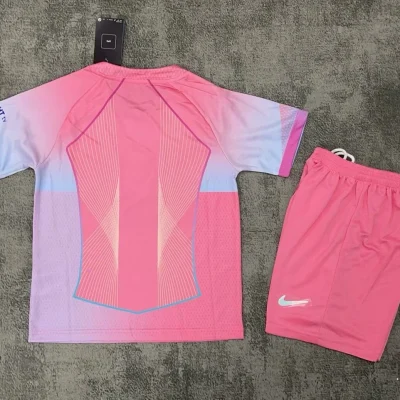 Alternative view of Barcelona Pink Special Edition Soccer Kids Kit Jersey+Shorts 2025/26