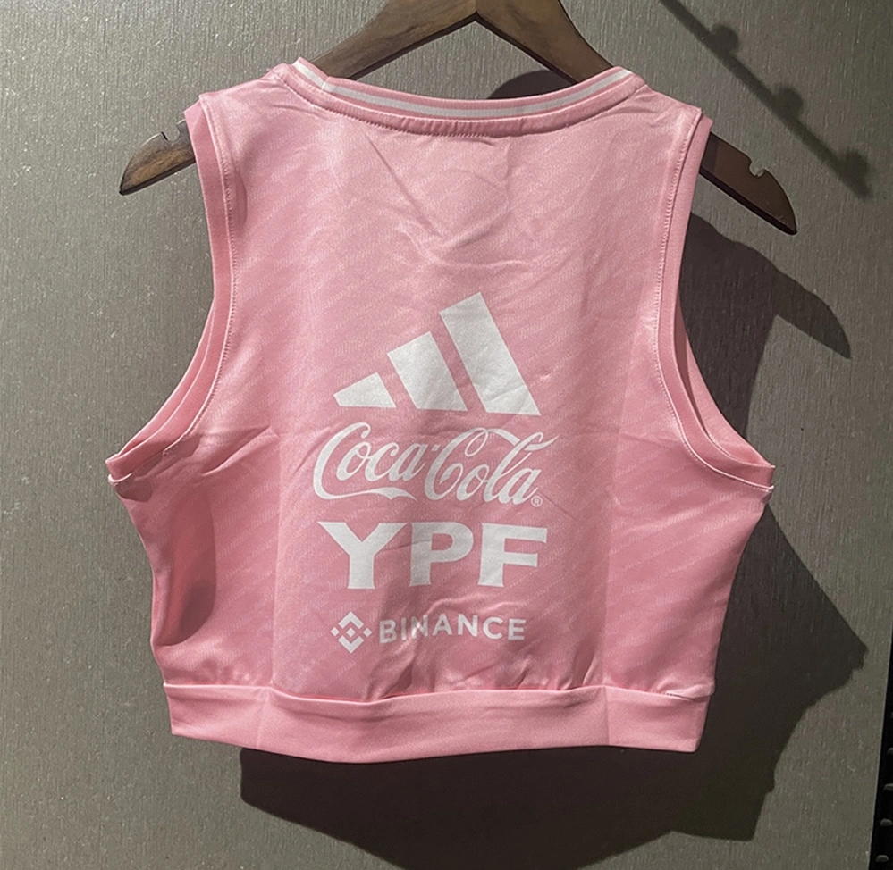 Argentina Soccer Jersey Pink Women's Vest 2025 - Image 2