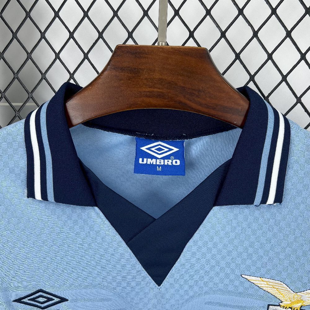 Lazio Retro Soccer Jersey Home Custom Shirt 1996-97 - Image 6