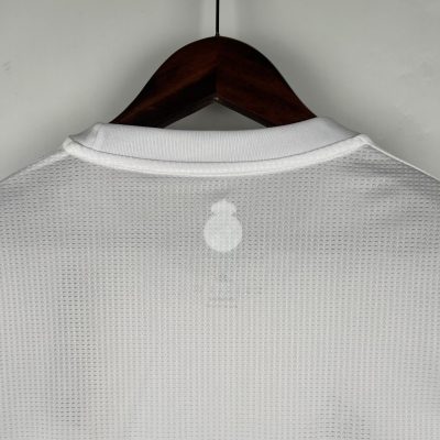 Alternative view of Real Madrid Retro Jersey Home Long Sleeve Custom Soccer Shirt 2015/16