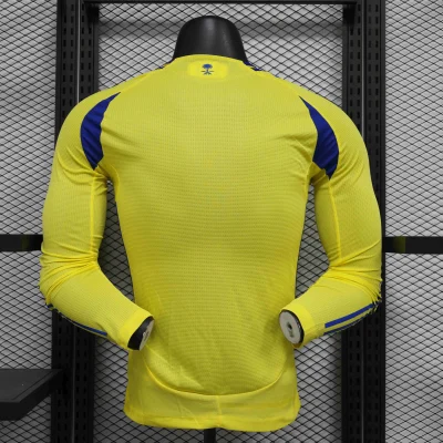 Alternative view of Al Nassr Soccer Jersey Home Long Sleeve Shirt 2024/25