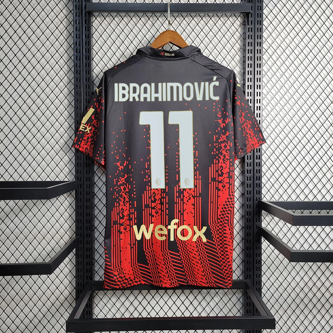 AC Milan Retro Soccer Jersey Fourth Away Custom Shirt 2022/23 - Image 5