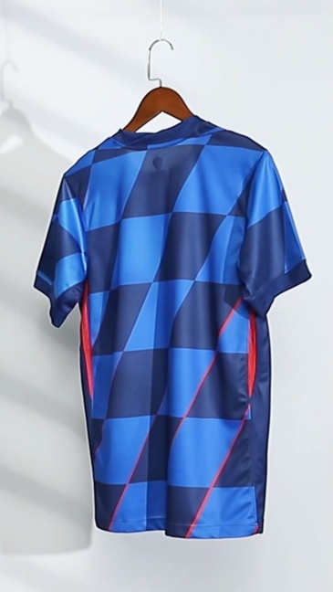 Croatia Soccer Jersey Away Custom Shirt EURO 2024 - Image 2