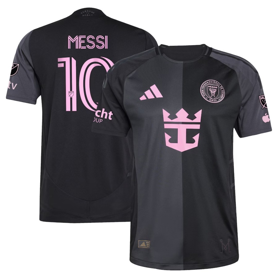 Messi #10 Inter Miami Soccer Jersey Away Shirt 2025 - Image 2