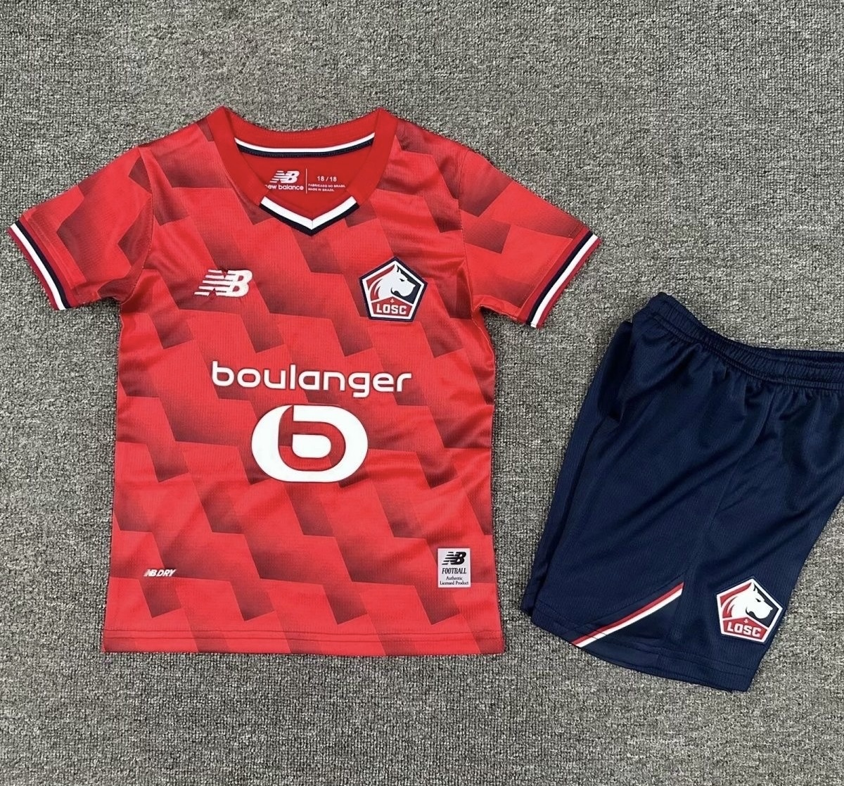 Lille OSC Soccer Jersey Home Kids Kit Jersey+Shorts 2025-26