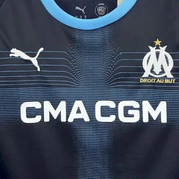 Marseille Soccer Jersey Away Kids Kit Jerseys+Shorts 2025/26 - Image 4