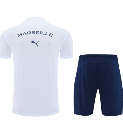 Alternative view of Marseille Training Jersey Kit White 2025/26