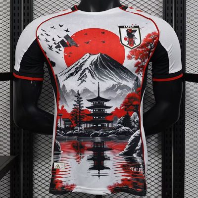 Japan Soccer Jersey Red Sun Mt. Fuji Pagoda Special Edition Shirt 2025
