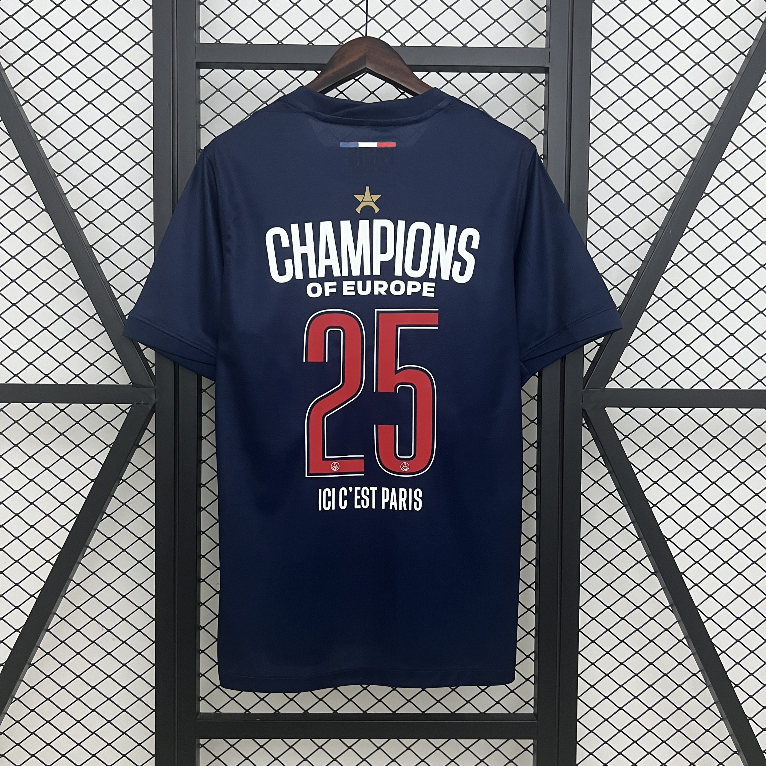 PSG Soccer Jersey Home x Champions of Europe 2025 Custom Shirt - Fan Version (With Star) - Image 2