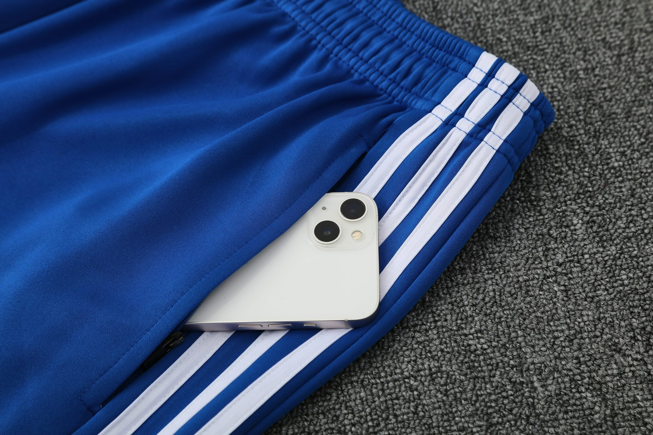 Marseille Retro Training Kit (Jacket+Pants) Blue 2025/26 - Image 3