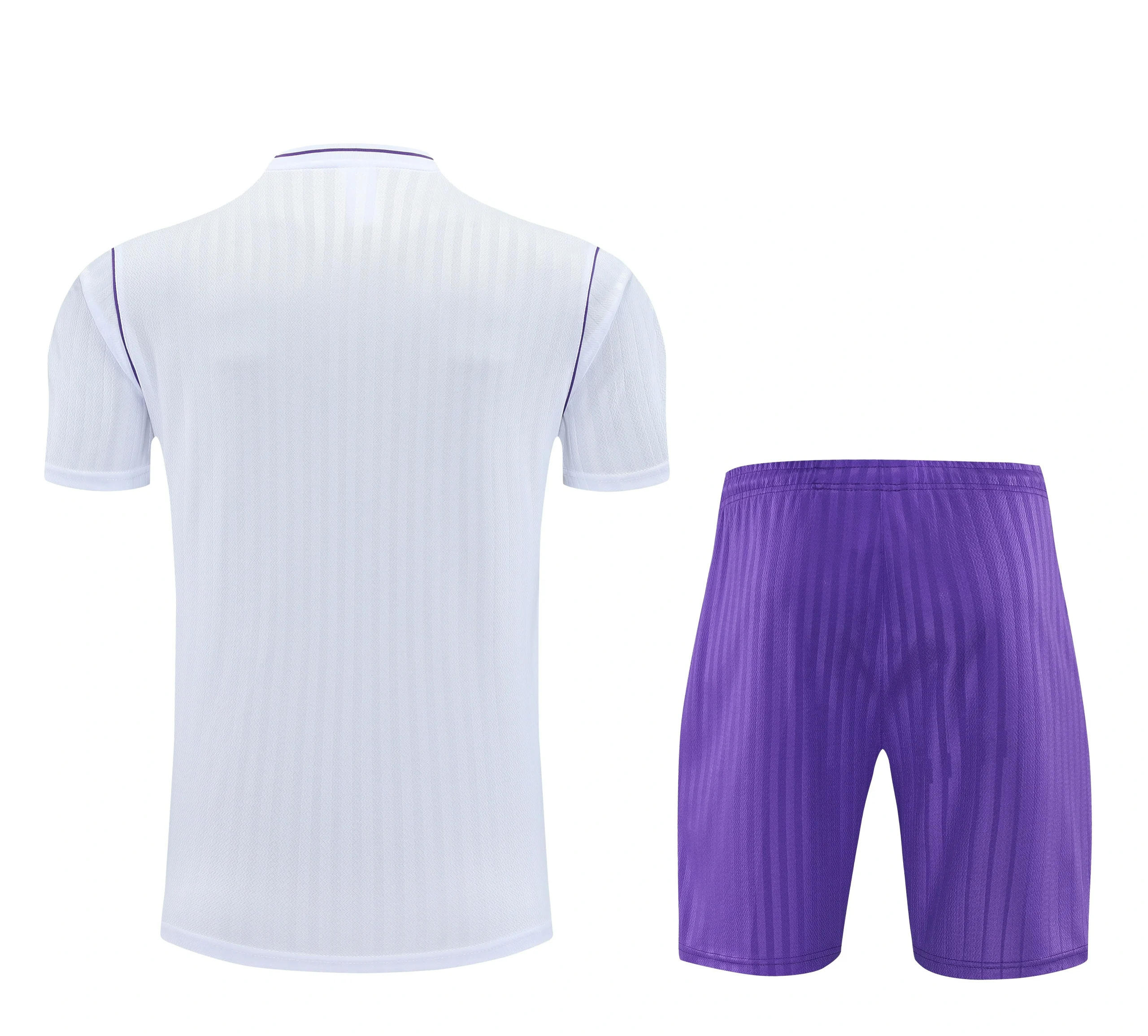 Real Madrid Training Jersey Kit White&Purple 2025/26 - Image 2