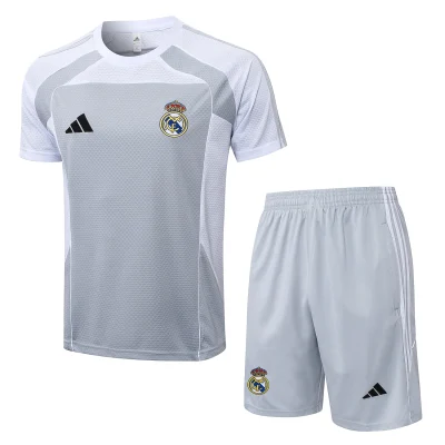 Real Madrid Training Jersey Kit Gray 2025/26