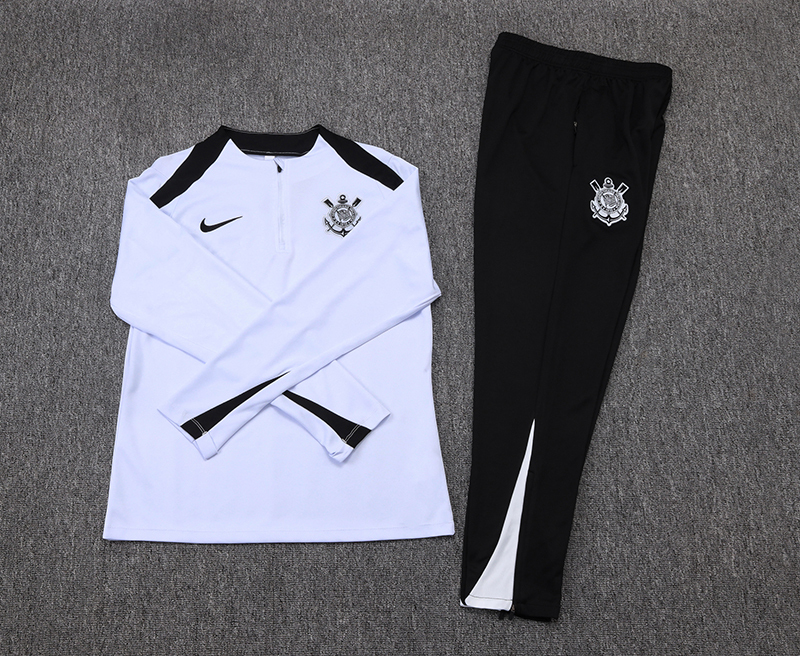 Corinthians Training Kit (Sweatshirt+Pants) White 2025 - Image 2
