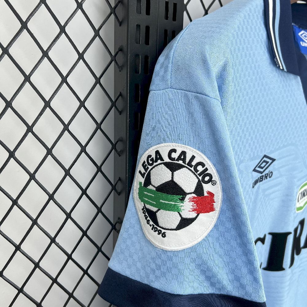 Lazio Retro Soccer Jersey Home Custom Shirt 1996-97 - Image 3