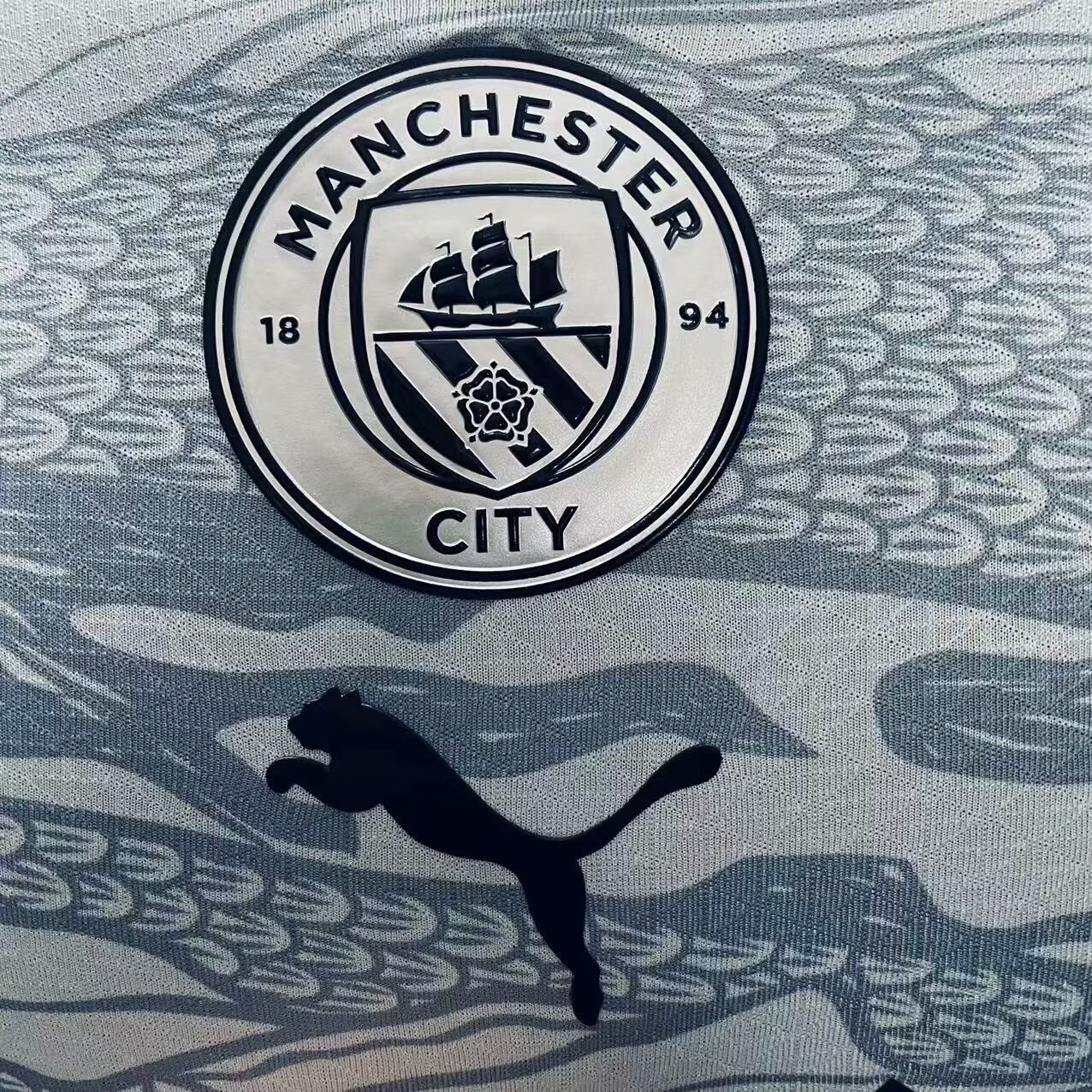 Manchester City Dragon Special Edition Long Sleeve Football Jersey Shirt 2024/25 - Image 3