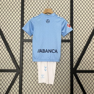Alternative view of Celta Vigo Soccer Jersey Home Kids Kit Jersey+Shorts 2024/25