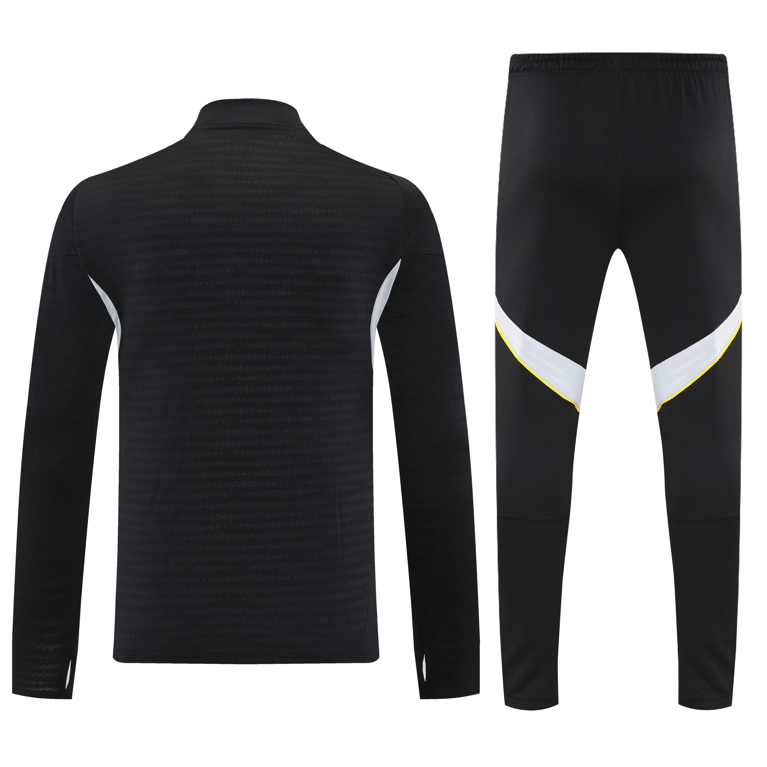 Real Madrid Training Kit (Sweatshirt+Pants) Black 2025/26 - Player Version - Image 2