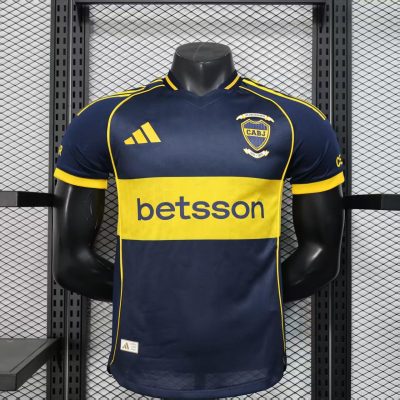 Boca Juniors Soccer Jersey Home Shirt 2025/26 - 120th Anniversary