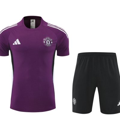 Manchester United Training Jersey Kit Purple 2025/26
