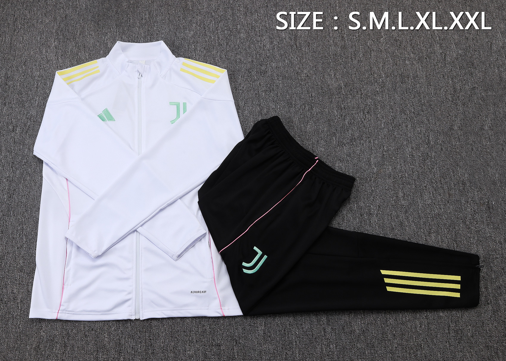 Juventus Training Kit (Jacket+Pants) White 2025/26 - Image 4