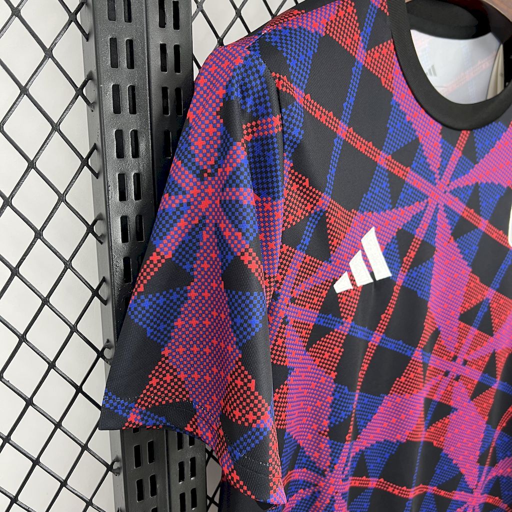 Olympique Lyonnais Football Jersey Pre-Match Training Custom Shirt 2025-26 - Image 3