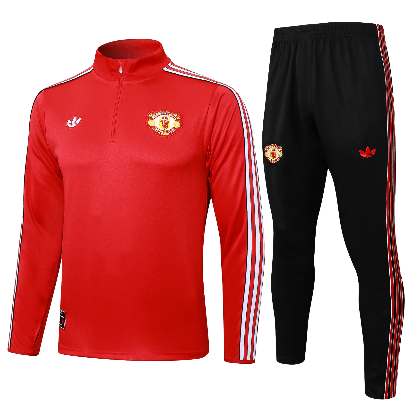 Manchester United Training Kit (Sweatshirt+Pants) Red 2025/26