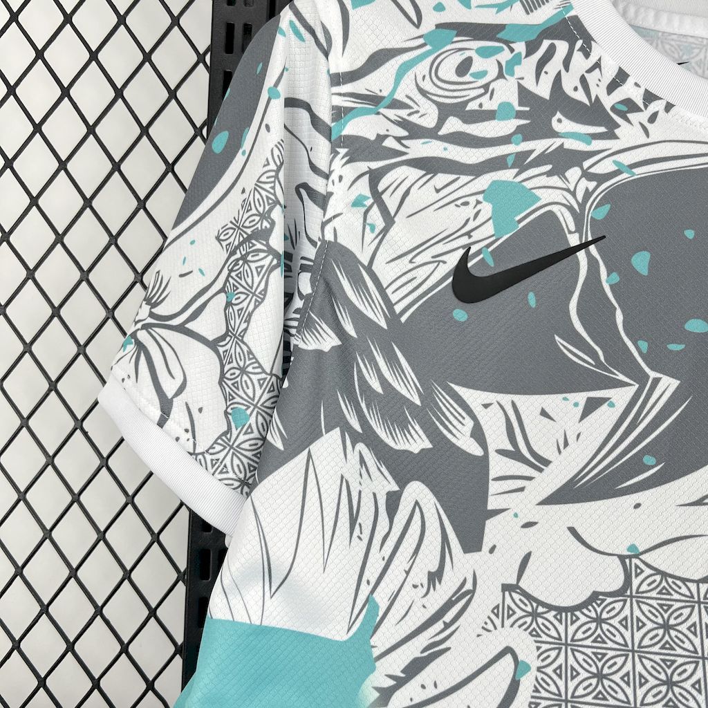 Brazil Soccer Jersey Blue Parrot Special Edition Custom Shirt 2025 - Image 3