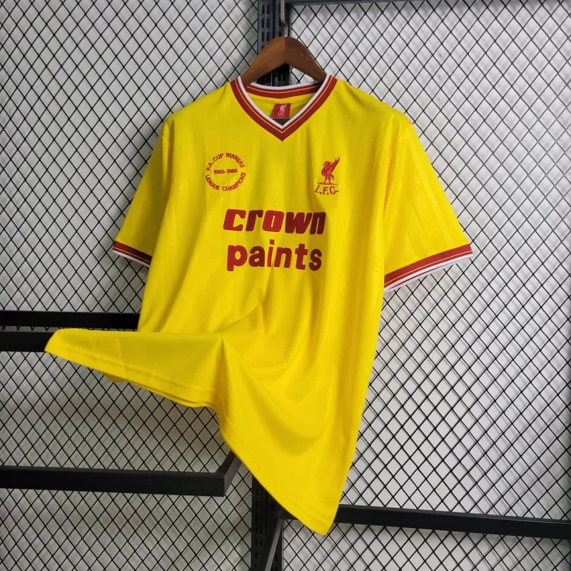 Liverpool Retro Football Jersey Away Custom Shirt 1981-84 - Image 4