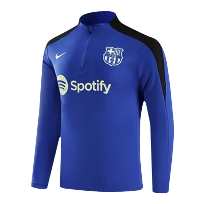 Alternative view of Barcelona Zipper Sweat Kit (Top+Pants) Blue 2024/25