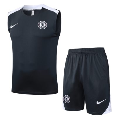 Chelsea Sleeveless Training Kit Gray 2025/26