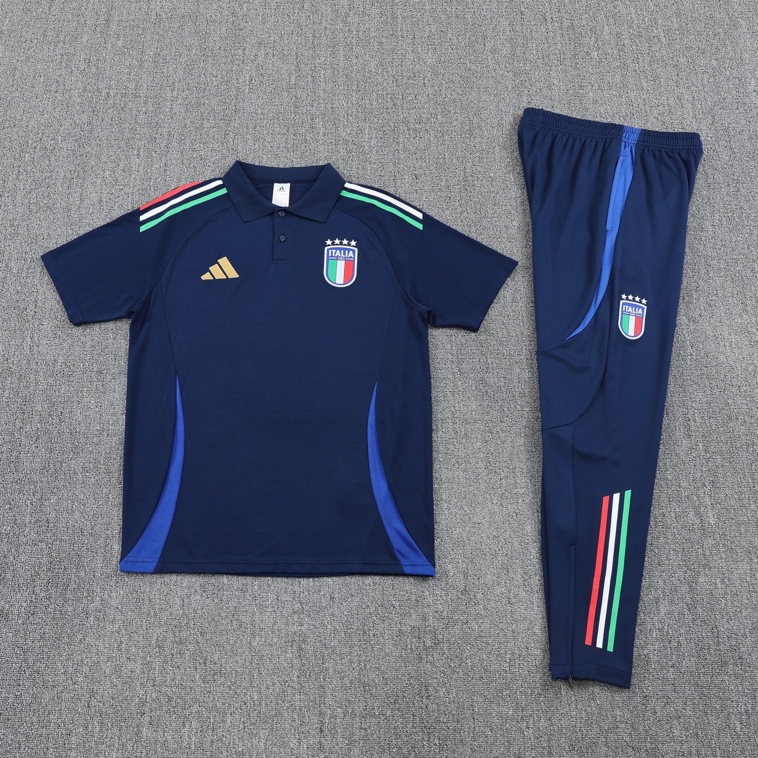 Italy Retro Training Kit (Polo+Pants) 2025 - Image 5