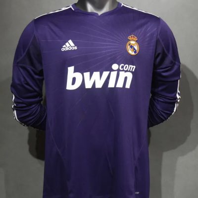 Real Madrid Retro Jersey Third Away Long Sleeve Soccer Shirt 2010/11