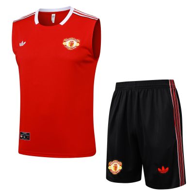 Manchester United Sleeveless Training Kit Red 2025/26
