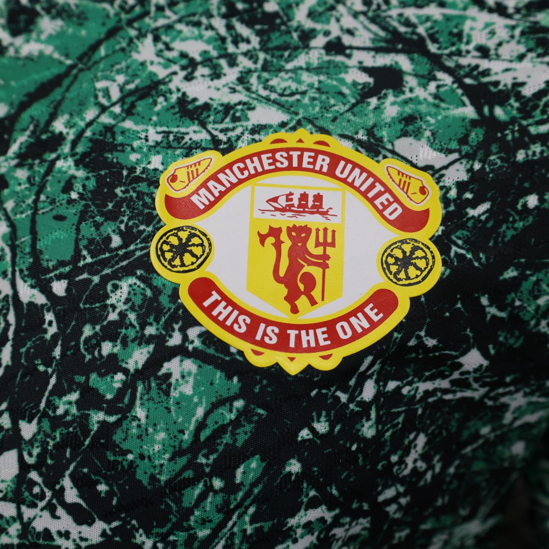 Manchester United x Stone Roses Icon Pre-Match Football Jersey Shirt 2024/25 - Image 3