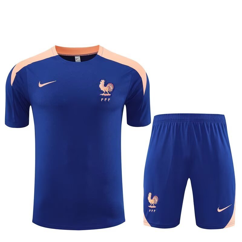 France Training Jersey Kit Blue 2025