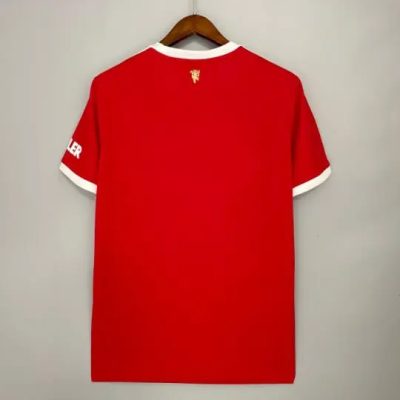 Alternative view of Manchester United Retro Home Football Jersey Shirt 2021/22