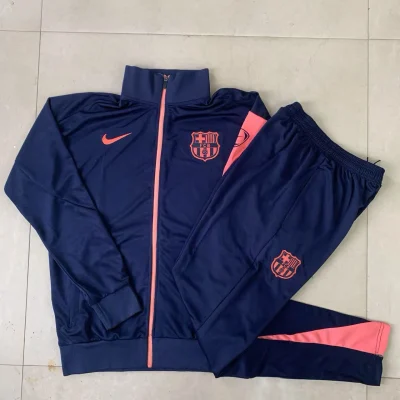 Kids Barcelona Training Kit (Jacket+Pants) Cyan 2025/26